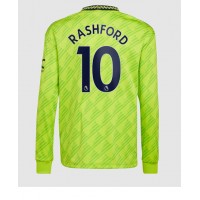 Manchester United Marcus Rashford #10 Tredjetrøje 2022-23 Langærmet